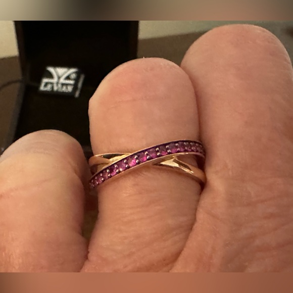 Levian ring - Ruby 14k rose gold - Picture 4 of 9